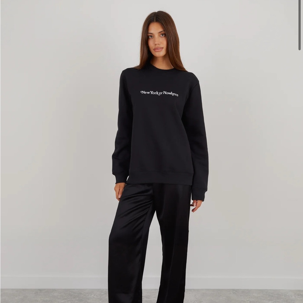 Black Crew Neck Sweater